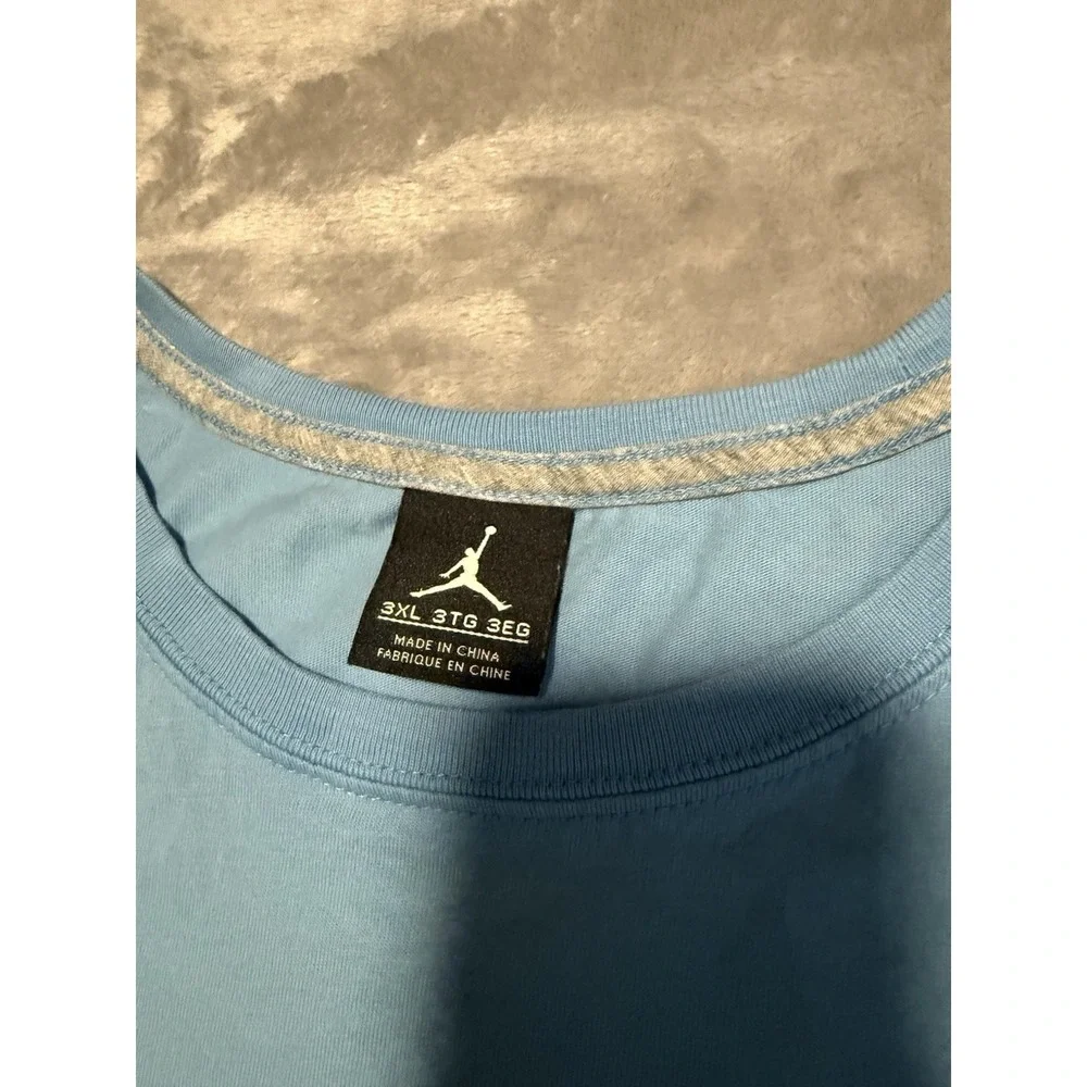 Air Jordan Worldwide Shirt Mens 3XL Blue Pocket Tee Nike
